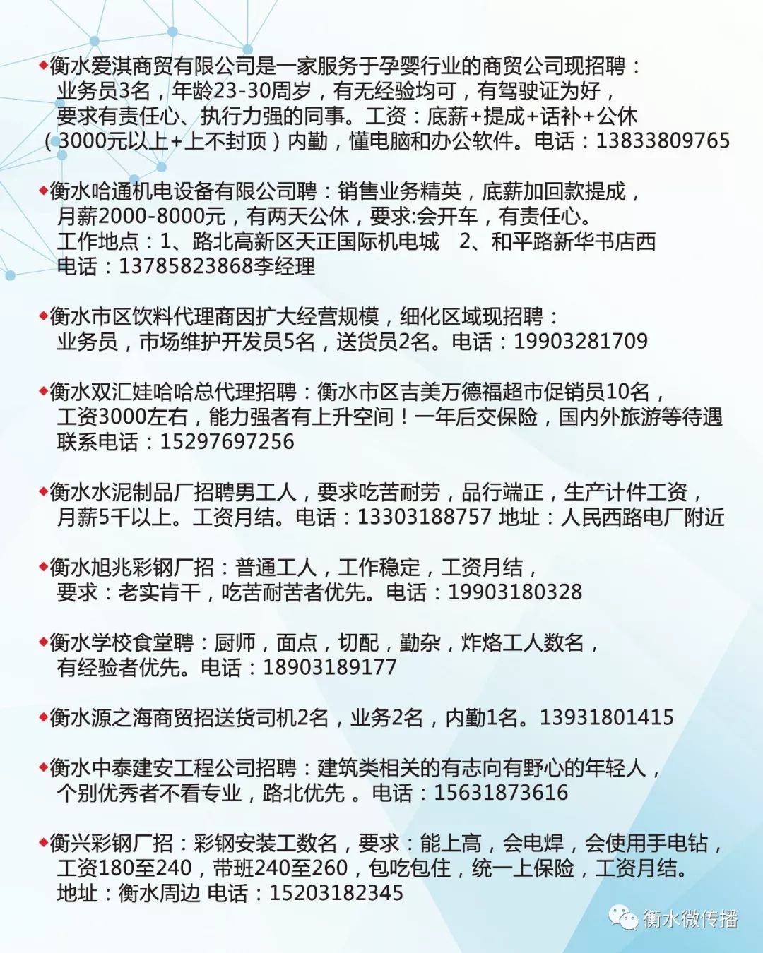 永康环人才网最新招聘动态